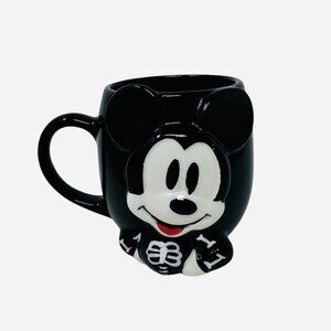 DISNEY® Mickey Mouse Skeleton Figural Collectors' Hand Painted Mug NWT